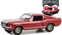 1967 Shelby GT-500 Red with White Stripes 1/64 Diecast Model - Woodward Dream Cruise Series by Greenlight