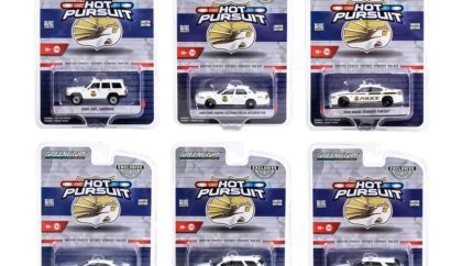 Hot Pursuit Special Edition: 6-Piece 1/64 Diecast US Secret Service Police Cars by Greenlight