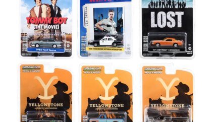 Collectible Greenlight Hollywood Series 38: Set of 6 Diecast 1/64 Model Cars