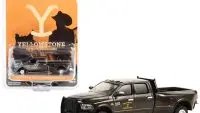 2017 Ram 3500 Laramie Dually Diecast Model - Yellowstone's John Dutton Truck by Greenlight
