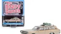 1969 Plymouth Satellite Wagon Diecast - Gold Metallic 'Brady Bunch' Edition by Greenlight