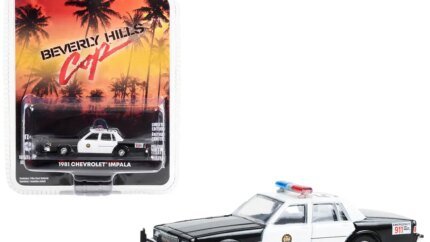 1981 Chevrolet Impala Police Diecast - Beverly Hills Cop Movie Collectible by Greenlight