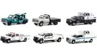 Greenlight Dually Drivers Series 12: Set of 6 1/64 Diecast Model Trucks