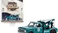 1967 NYPD Chevrolet C-30 Dually Wrecker Tow Truck 1/64 Diecast by Greenlight