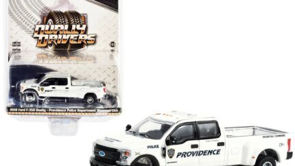 2018 Ford F-350 Dually Diecast Model - Providence Police Edition by Greenlight