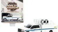 2021 Ram 3500 Dually Tire Service Truck Diecast Model 1/64 by Greenlight - Goodyear Series