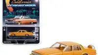 1990 Chevrolet Caprice Classic Custom Kandy Orange 1/64 Diecast - California Lowriders Series 2 by Greenlight