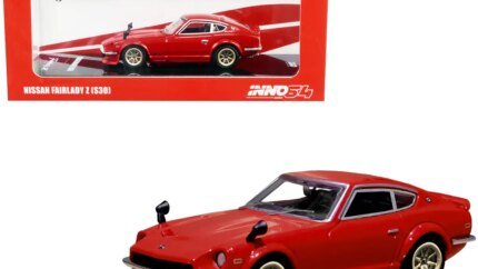 Nissan Fairlady Z S30 RHD Red 1/64 Diecast Model Car by Inno Models