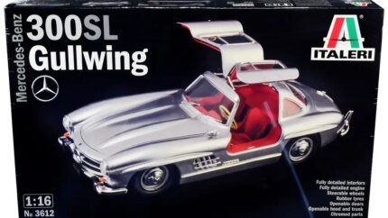 Build Your Dream: Italeri Mercedes-Benz 300 SL Gullwing 1/16 Scale Model Kit