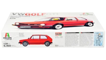 Build the Iconic 1976-78 Volkswagen Golf GTI: Italeri 1/24 Scale Model Kit