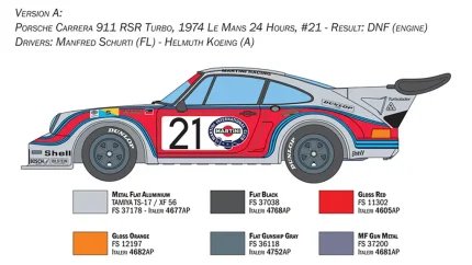 Build Your Dream: Italeri Porsche Carrera RSR Turbo 1/24 Scale Model Kit