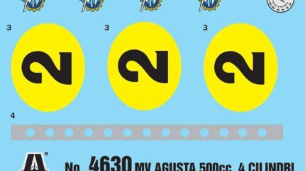 Build the Legendary 1964 MV Agusta 500 CC World Champion Motorcycle Model Kit by Italeri