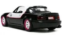 1990 Mazda Miata Spider-Man Diecast Model Car 1/32 by Jada – Marvel Series with Ghost Spider Figure