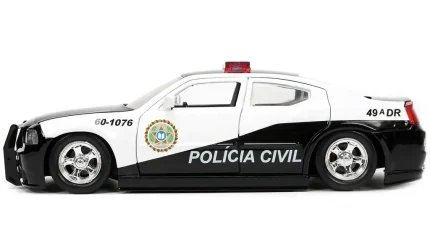 2006 Dodge Charger Police Edition: Black & White 'Policia Civil' - Fast and Powerful