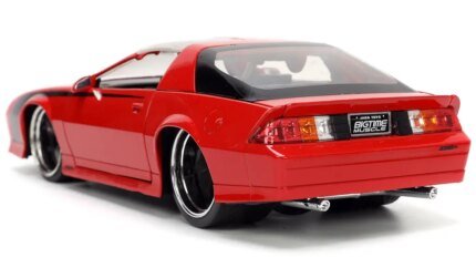 1985 Chevrolet Camaro Diecast Model - Red & Black Stripes, Bigtime Muscle 1/24 by Jada
