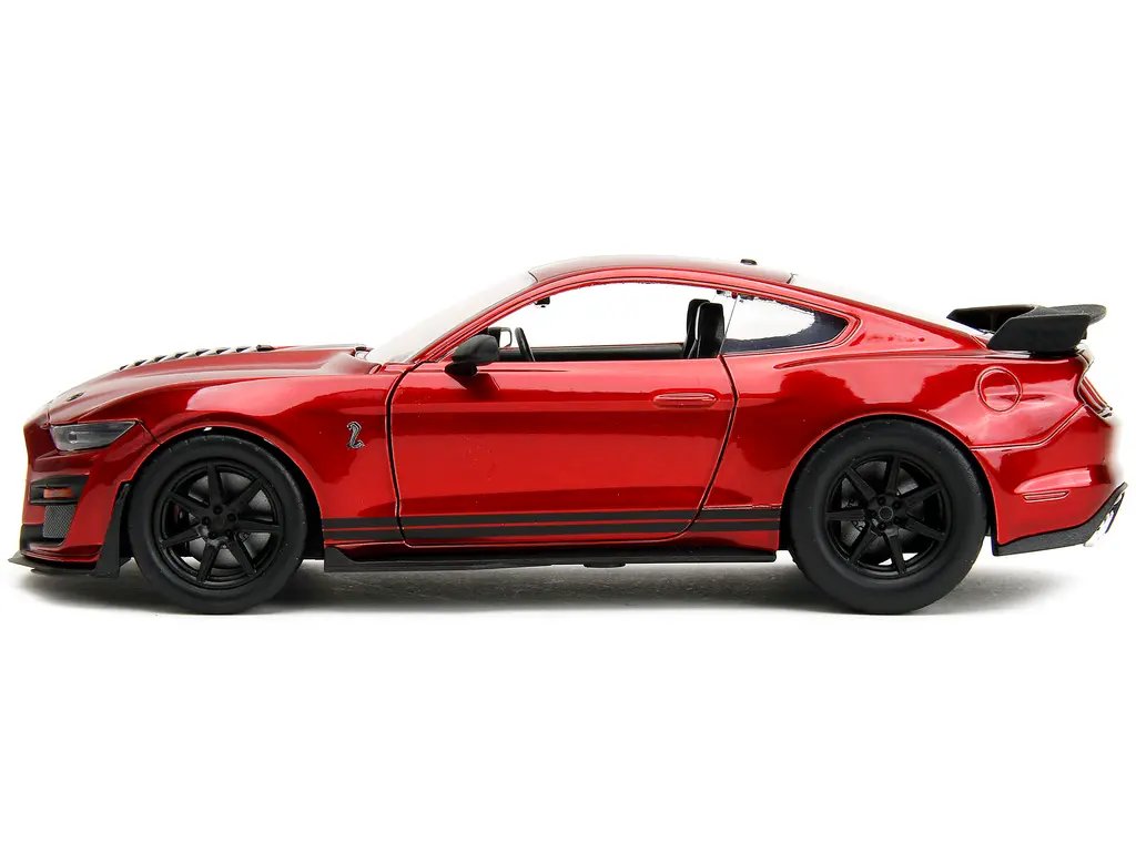 2020 Ford Mustang Shelby GT500 Candy Red Diecast Model – Bigtime Muscle 1/24 by Jada