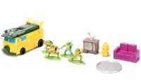 Epic Teenage Mutant Ninja Turtles Turtle Lair Diorama Set with Figures & Party Wagon by Jada