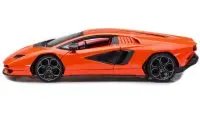 Exclusive Lamborghini Countach LPI 800-4 Orange with Red Interior 1/18 Diecast Model by Maisto
