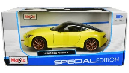 2023 Nissan Z Yellow Metallic Diecast Model Car 1/24 Special Edition by Maisto