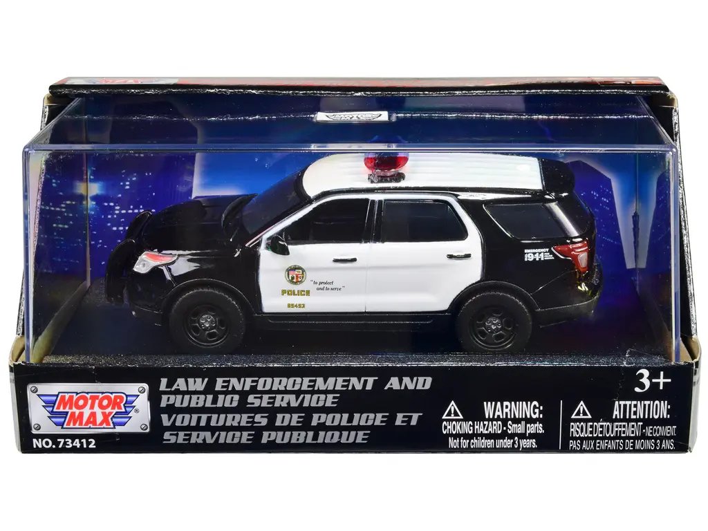2015 Ford Police Interceptor Utility LAPD 1/43 Diecast Model Car by Motormax