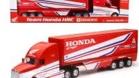 Kenworth Semi-Truck Team Honda HRC 1/32 Diecast Model by New Ray - Red & White Collectible
