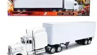 Peterbilt 379 Diecast Model Truck with Trailer - Long Haul Trucker Series 1/32 by New Ray