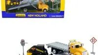 New Ray 1/43 Diecast Peterbilt Roll-Off Flatbed: Premium Collectible Model Truck