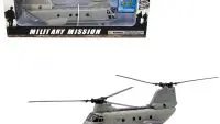 Authentic 1/55 Diecast Boeing CH-46 Sea Knight Helicopter Model - US Marines Edition