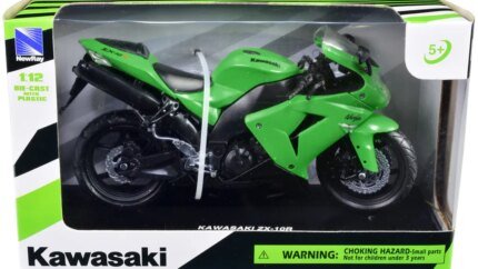 Buy Kawasaki ZX-10R Ninja Green 1/12 Diecast Model by New Ray - Perfect Collectible!