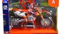 Buy KTM 450 SX-F #7 Aaron Plessinger Red Bull Factory Racing 1/12 Diecast Model by New Ray