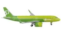 Airbus A320neo S7 Airlines 1/400 Diecast Model by GeminiJets - Collectible Aircraft