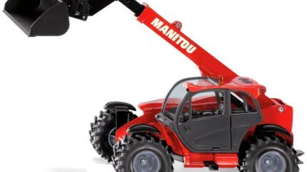 Manitou MLT840 Telescopic Handler 1/32 Diecast Model by Siku - Red Collectible