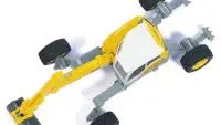 Menzi Muck M545 Walking Excavator 1/50 Diecast Model by Siku - Yellow & White Collectible